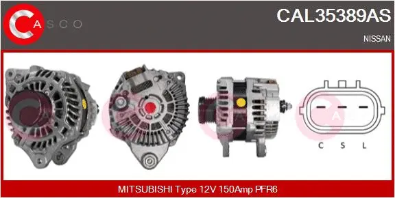 Alternator (CAL35389AS)