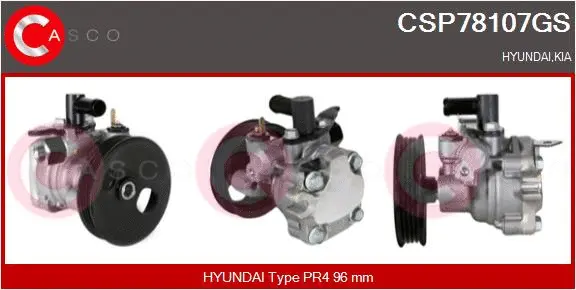 Hydraulic Pump, steering (CSP78107GS)
