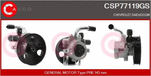 Hydraulic Pump, steering (CSP77119GS)