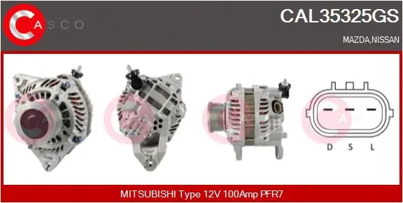 Alternator (CAL35325GS)
