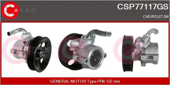 Hydraulic Pump, steering (CSP77117GS)