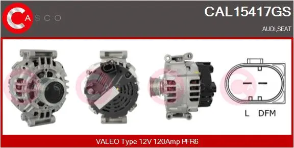 Alternator (CAL15417GS)