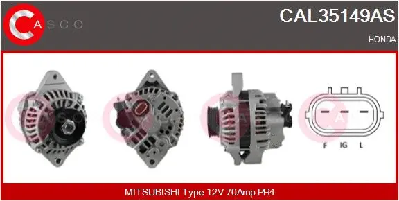 Alternator (CAL35149AS)