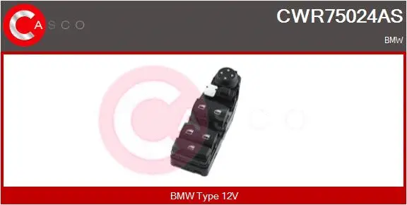Switch, window regulator (CWR75024AS)