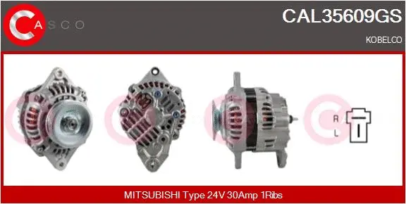 Alternator (CAL35609GS)