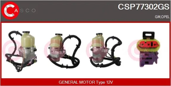 Hydraulic Pump, steering (CSP77302GS)
