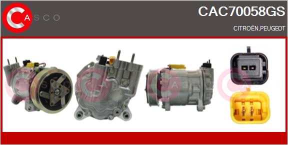 Compressor, air conditioning (CAC70058GS)
