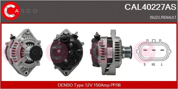 Alternator (CAL40227AS)