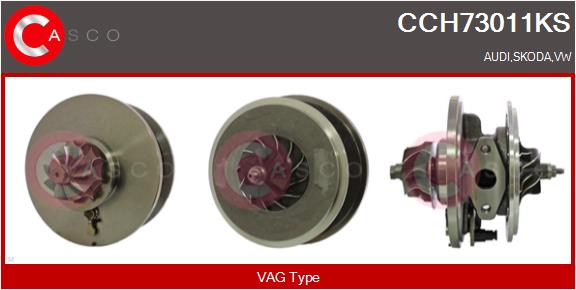 Core assembly, turbocharger (CCH73011KS)