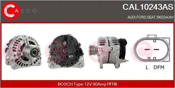 Alternator (CAL10243AS)