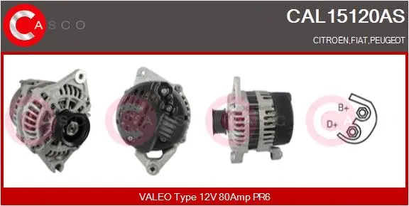 Alternator (CAL15120AS)
