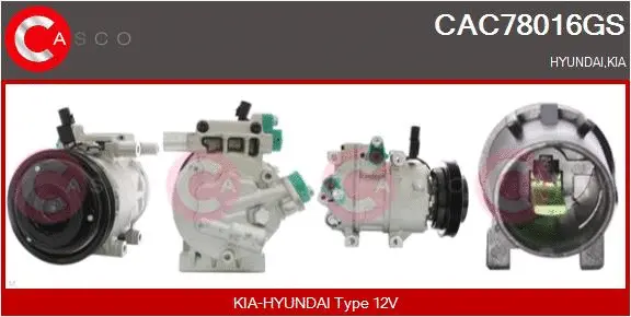 Compressor, air conditioning (CAC78016GS)
