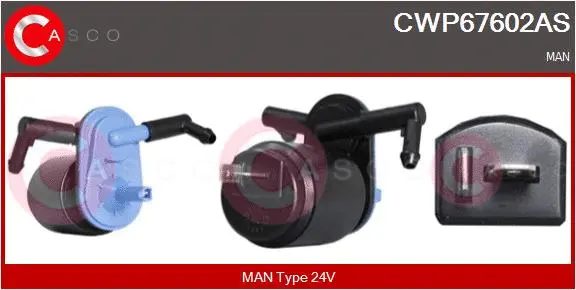 Washer Fluid Pump, window cleaning (CWP67602AS)