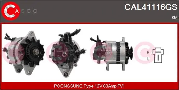 Alternator (CAL41116GS)