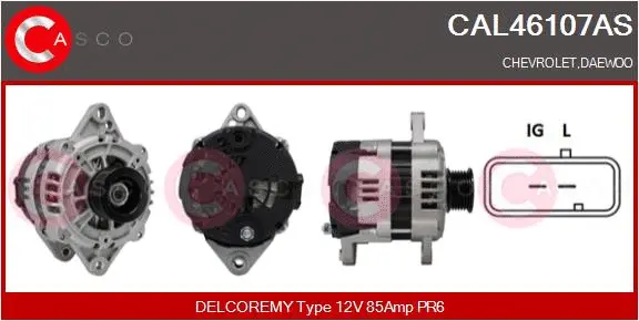 Alternator (CAL46107AS)