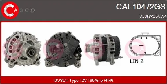Alternator (CAL10472GS)