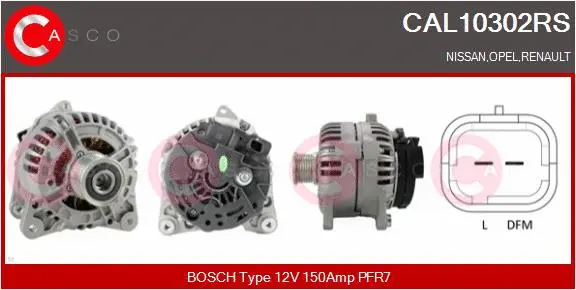 Alternator (CAL10302RS)