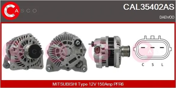 Alternator (CAL35402AS)