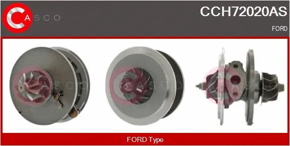 Core assembly, turbocharger (CCH72020AS)