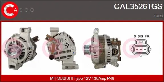 Alternator (CAL35261GS)