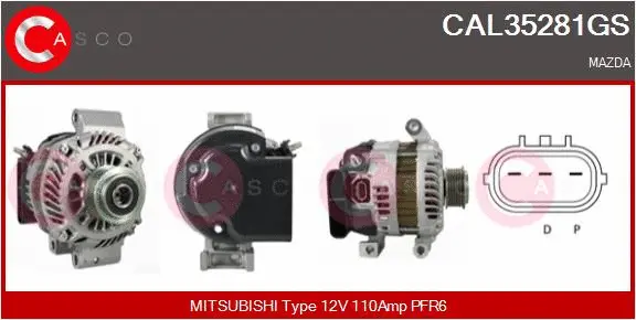 Alternator (CAL35281GS)