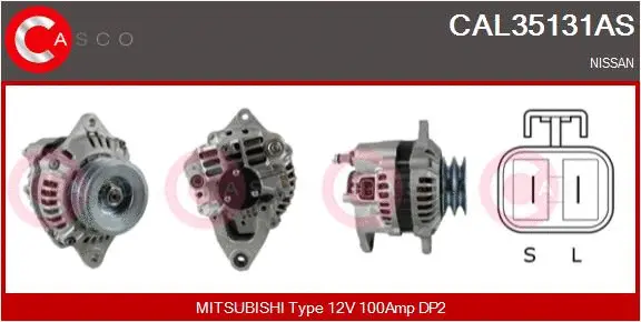 Alternator (CAL35131AS)