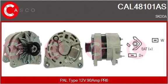 Alternator (CAL48101AS)