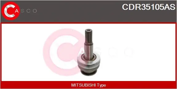 Pinion, starter (CDR35105AS)