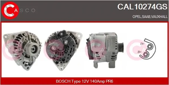 Alternator (CAL10274GS)