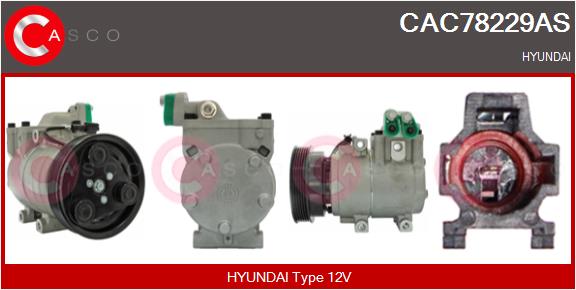 Compressor, air conditioning (CAC78229AS)
