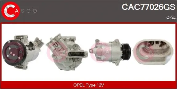 Compressor, air conditioning (CAC77026GS)