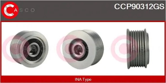 Belt Pulley, alternator (CCP90312GS)