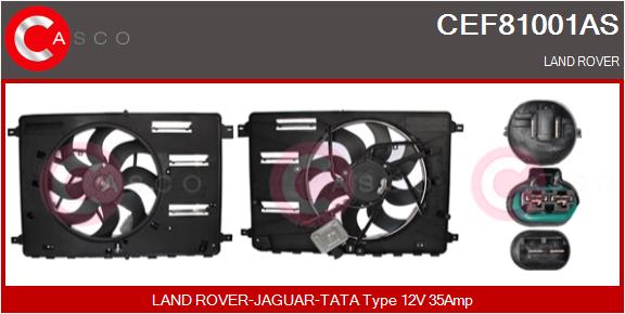 Electric Motor, radiator fan (CEF81001AS)