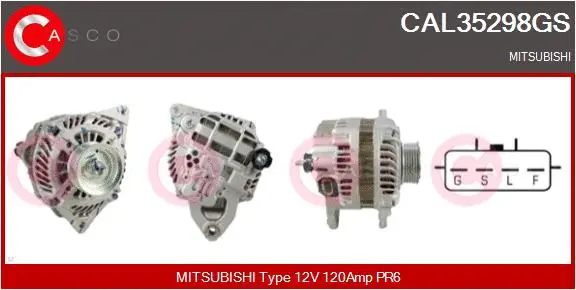 Alternator (CAL35298GS)