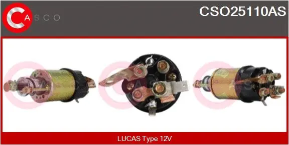 Solenoid Switch, starter (CSO25110AS)