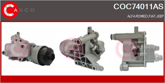 Oil Cooler, engine oil (COC74011AS)