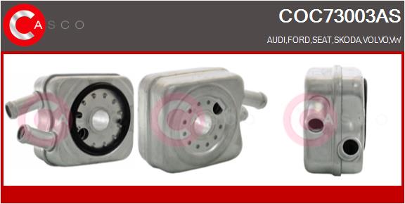 Oil Cooler, engine oil (COC73003AS)