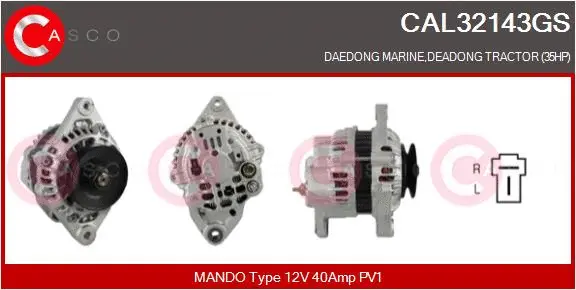 Alternator (CAL32143GS)