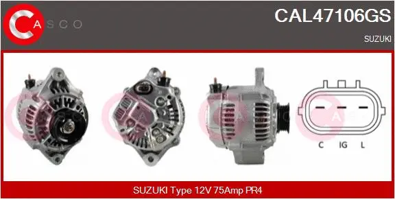Alternator (CAL47106GS)