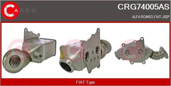 Cooler, exhaust gas recirculation (CRG74005AS)