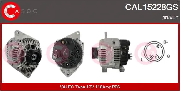 Alternator (CAL15228GS)