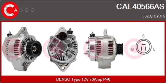 Alternator (CAL40566AS)