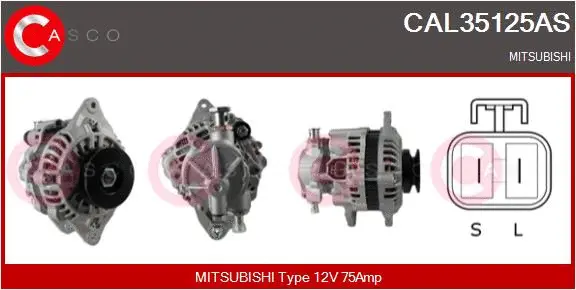 Alternator (CAL35125AS)
