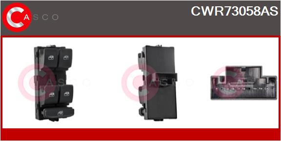 Switch, window regulator (CWR73058AS)