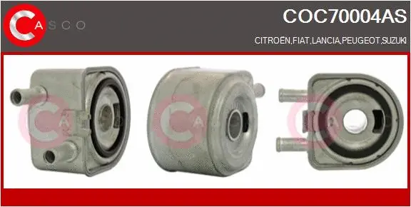 Oil Cooler, engine oil (COC70004AS)