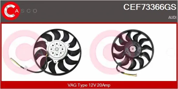 Fan, engine cooling (CEF73366GS)