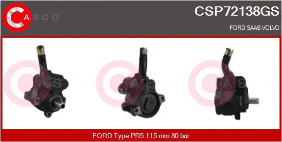 Hydraulic Pump, steering (CSP72138GS)