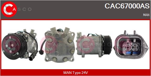 Compressor, air conditioning (CAC67000AS)