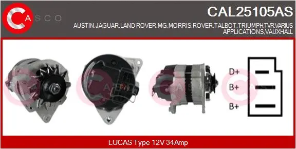 Alternator (CAL25105AS)