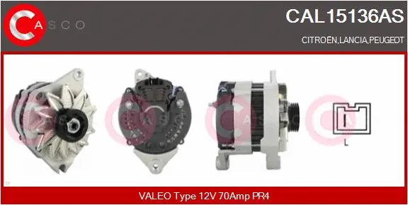 Alternator (CAL15136AS)